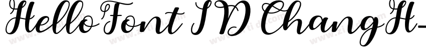 HelloFont ID ChangH字体转换